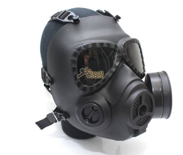Big Dragon M04 Dummy Gas Mask w/ Ventilatiing Fan (Black) - Image 6