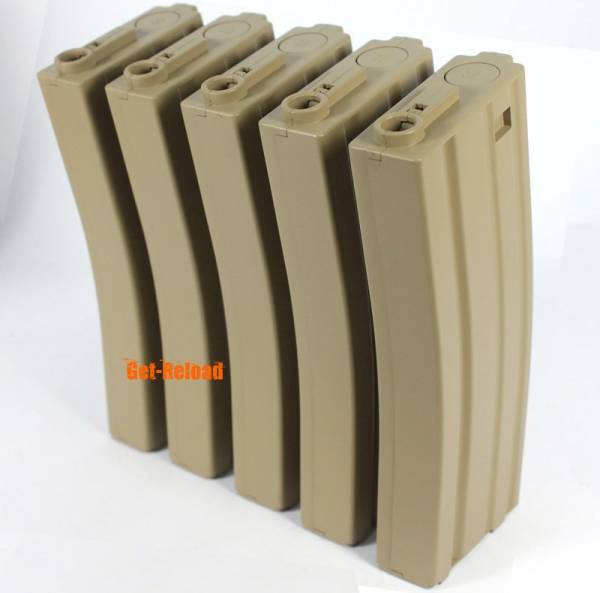 Beta-Project 30 rds Magpul mags for M4 series DE (5 pcs@box) - Image 2