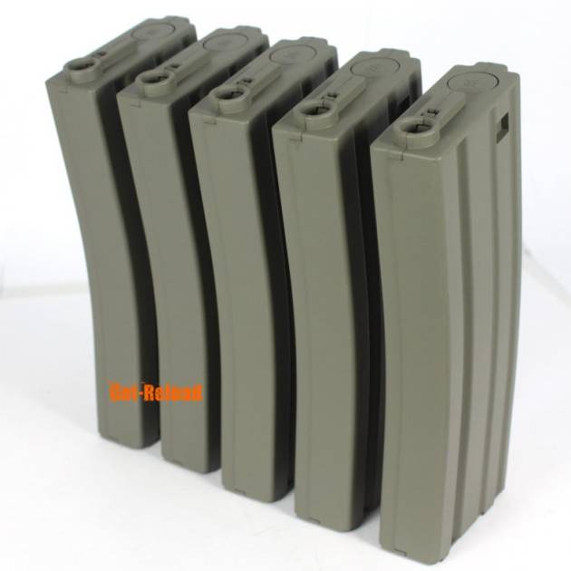 Beta-Project 30 rds Magpul mags for M4 series OD (5 pcs@box)