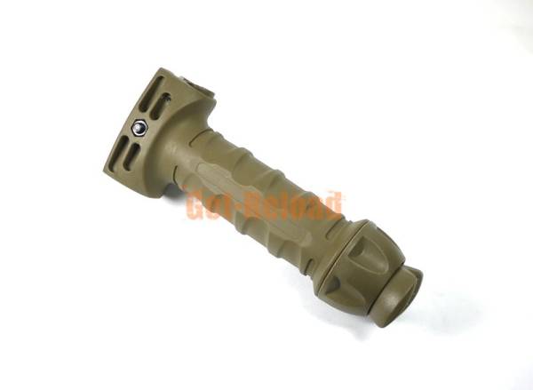 Tactical 20mm RIS Spring Total Bipod Foregrip Grip Tan - Image 3