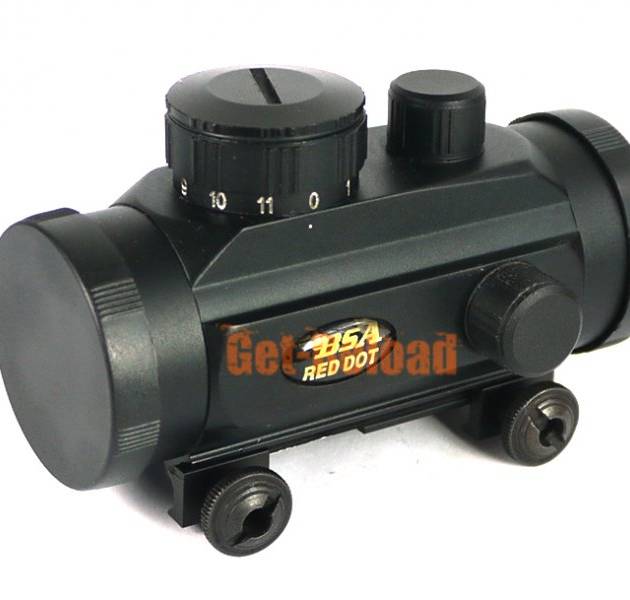 BSA 1x30mm Red Dot Sight (11/L Brightness)