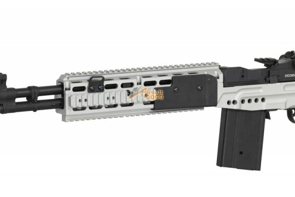 CYMA Full Metal M14 EBR CQB w/ V-R Clubfoot Stock AEG -2-Tone - Image 3