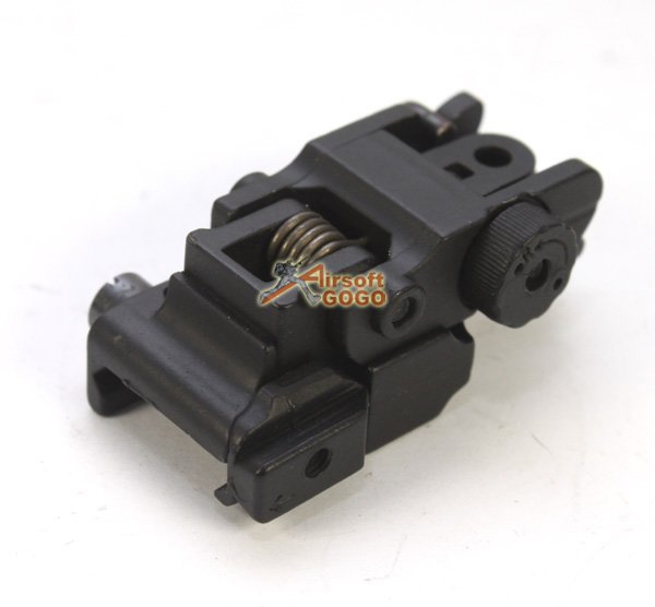D-BOYS Tactical Flip Up Rear Sight for M4 (Black)