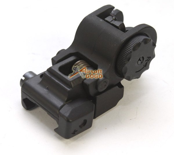 D-Boys Tactical 300/600 Airsoft AEG Flip-up Rear Sight