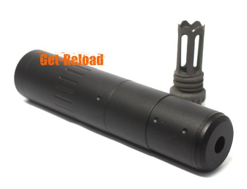 Element M4 2000 QD Silencer w/ SCAR Flash Hider Black 14mm CCW