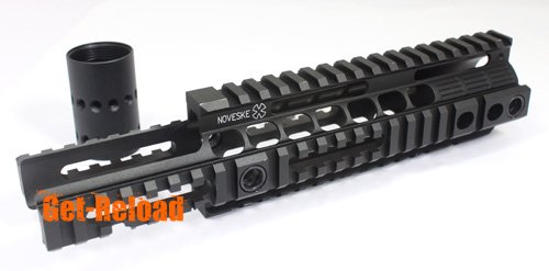 Element Noveske Free Float 10inch Handguard Rail for M4 AEG (Black)