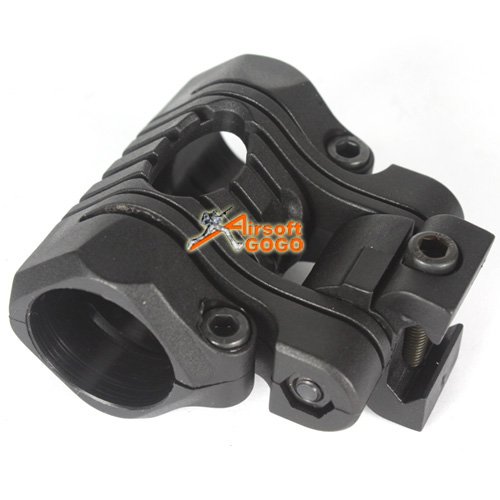 Element 1"/25mm 5 Position Flashlight Laser 20mm Rail Mount BK