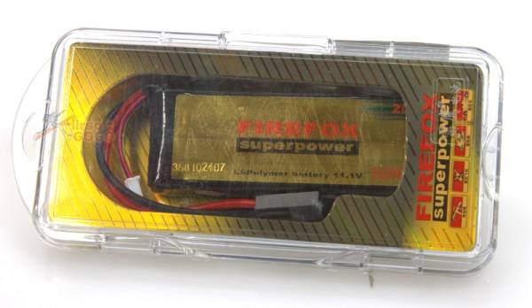 Firefox 11.1v 1600mAh (20C) Li-Polymer battery pack