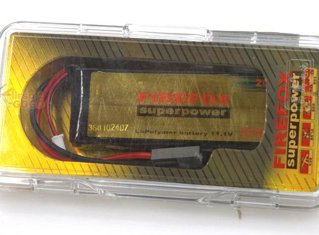 Firefox 11.1v 1600mAh (20C) Li-Polymer battery pack