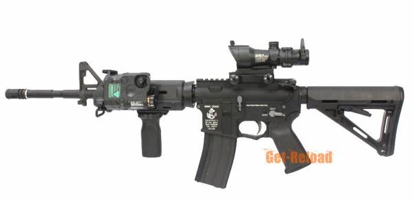 (G&P) WOC NSWC PTS Custom (Black) with 4X Scope
