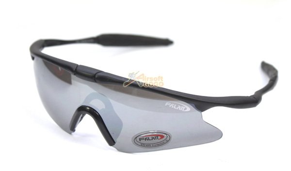 UV Protect Police Shooting Glasses Sunglasses (Smoked Lens)