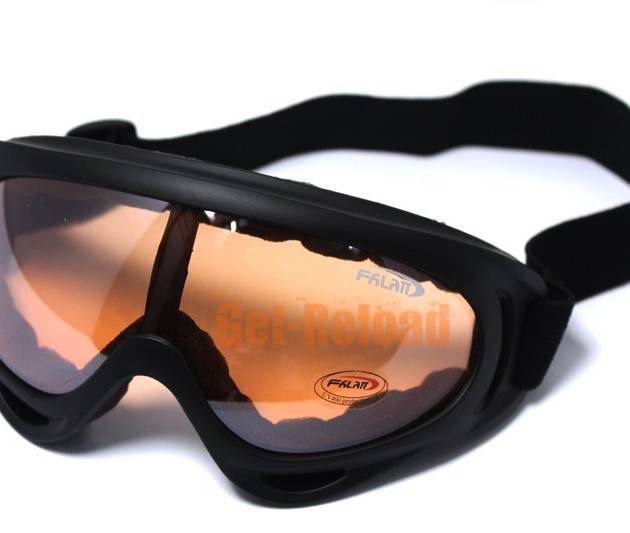 Airsoft UV-X400 Wind Dust Tactical Goggle Glasses Orange