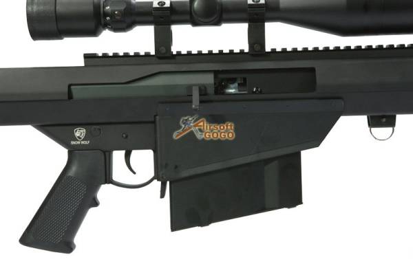 China made M82 Sniper Rifle AEG w/ scope & bipod - Image 7
