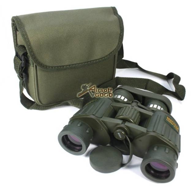 8x42 167m/1000m Zoom Binoculars Army Green Military Style