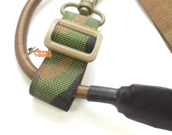 Tactical Single-Point Sling Bungee Snap Hook Rifle - MC - Image 3