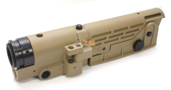 Retractable Folding Buttstock for M4 / SR-16 / SR-25 AEG - Tan