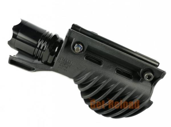 Ergonomic Tactical Flashlight Mount Adaptor Black