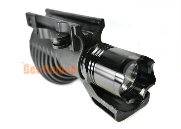 Ergonomic Tactical Flashlight Mount Adaptor Black - Image 3