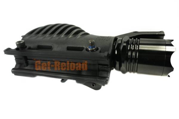 Ergonomic Tactical Flashlight Mount Adaptor Black - Image 5