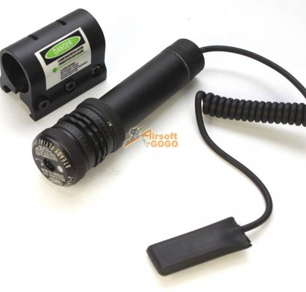 Green Laser Sight Pointer w/ Barrel & RIS Mount JG-10