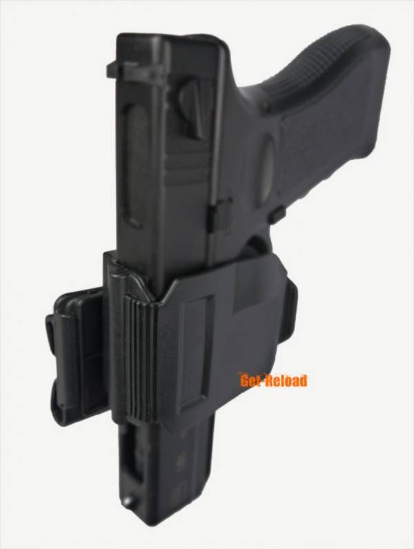 Building Fire GLOCK 17/19/22/23 Pistol Gun Clip Holster Black - Image 2