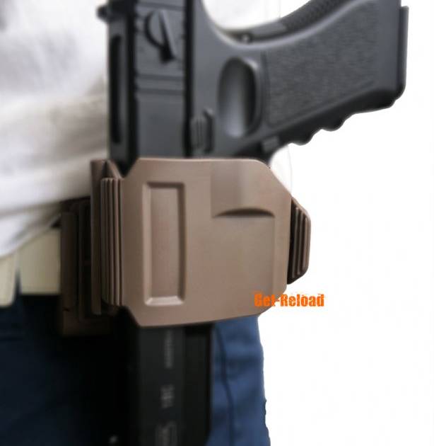 Building Fire GLOCK 17/19/22/23 Pistol Gun Clip Holster Tan