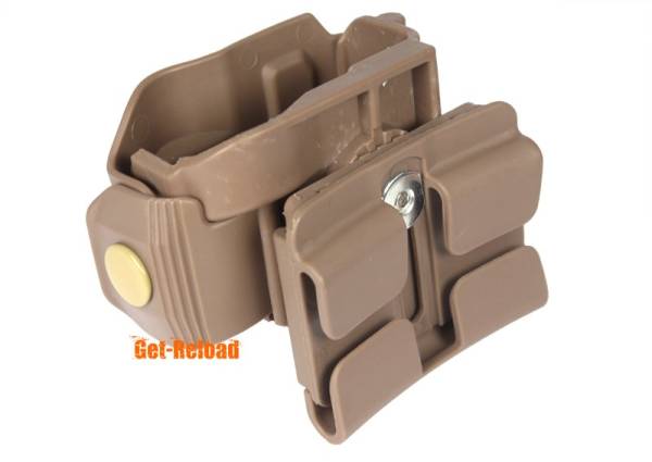 Building Fire GLOCK 17/19/22/23 Pistol Gun Clip Holster Tan - Image 7