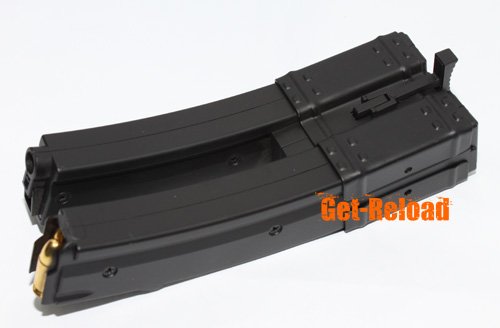 WELL 400rd Hi-Cap Dual Magazine for MP5 Series AEG (Long)