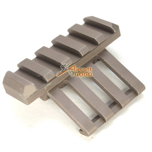 Airsoft Lower Side Rail RIS Extension Mount - Tan