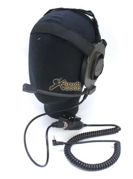 Bravo radio headset - BM style 1 for Motorola