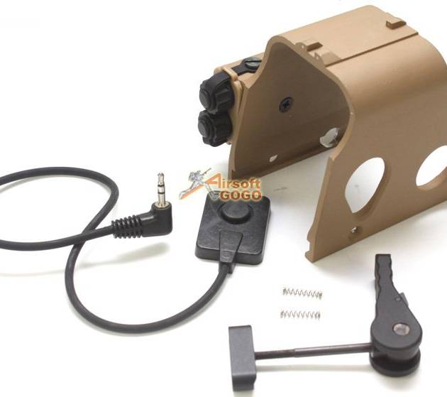 Red Laser QD Lever Scope Cover for 551/552 Type Dot Sight Tan