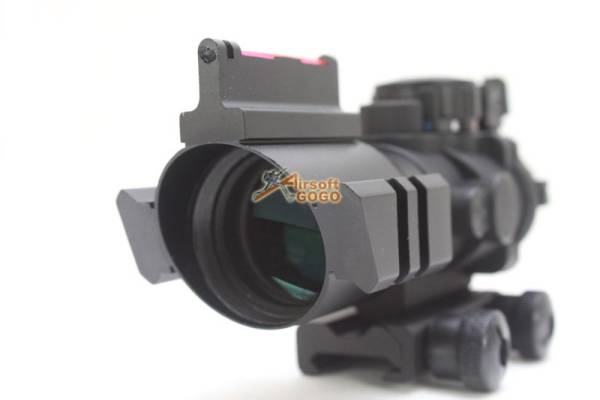 Airsoft 4x32mm Red/Green/Blue Cross-Hair Scope with Dual Rail - Image 4