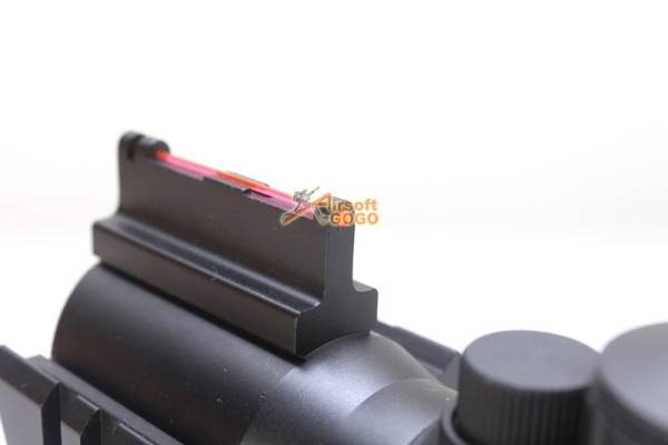 Airsoft 4x32mm Red/Green/Blue Cross-Hair Scope with Dual Rail - Image 7