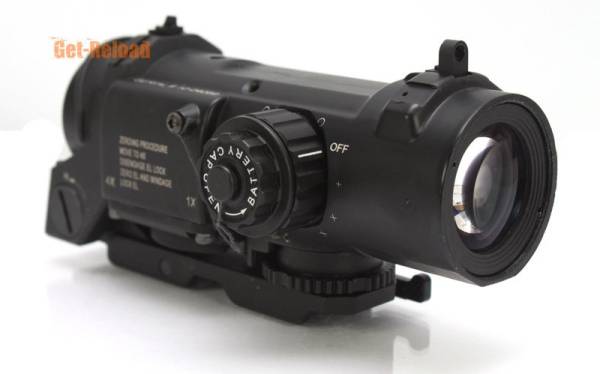 SpecterDR sty 4X Magnifier Scope w/ Illuminated Dot - Image 4