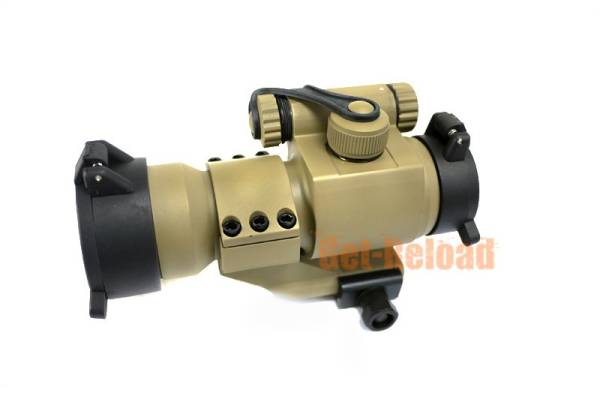 Comp M2 Type Red Green Dot Sight Scope w/Cantilever Mount Tan