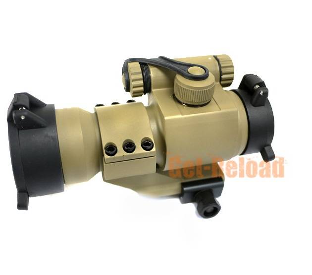 Comp M2 Type Red Green Dot Sight Scope w/Cantilever Mount Tan
