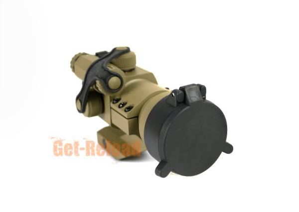 Comp M2 Type Red Green Dot Sight Scope w/Cantilever Mount Tan - Image 3