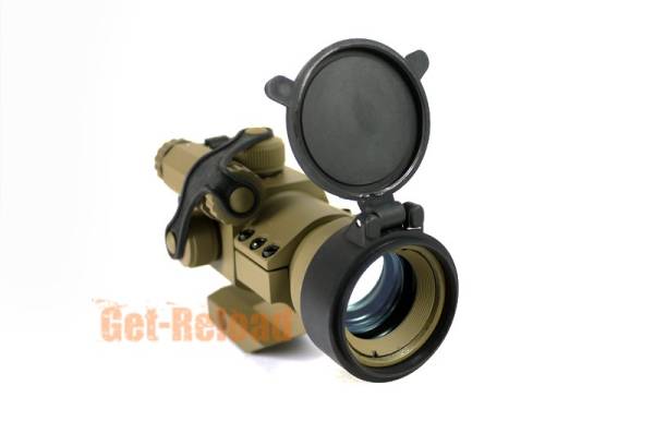 Comp M2 Type Red Green Dot Sight Scope w/Cantilever Mount Tan - Image 4