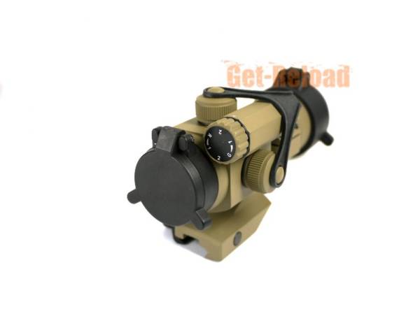 Comp M2 Type Red Green Dot Sight Scope w/Cantilever Mount Tan - Image 5