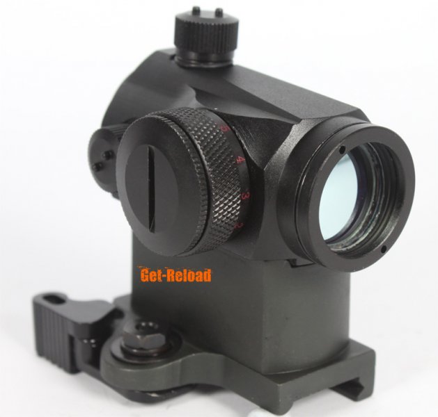 1x24 Micro T-1 Red/Green Dot Sight Scope w/QD High Mount