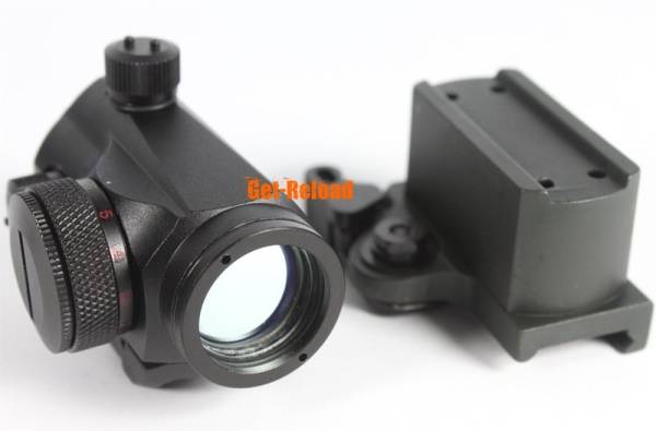1x24 Micro T-1 Red/Green Dot Sight Scope w/QD High Mount - Image 2