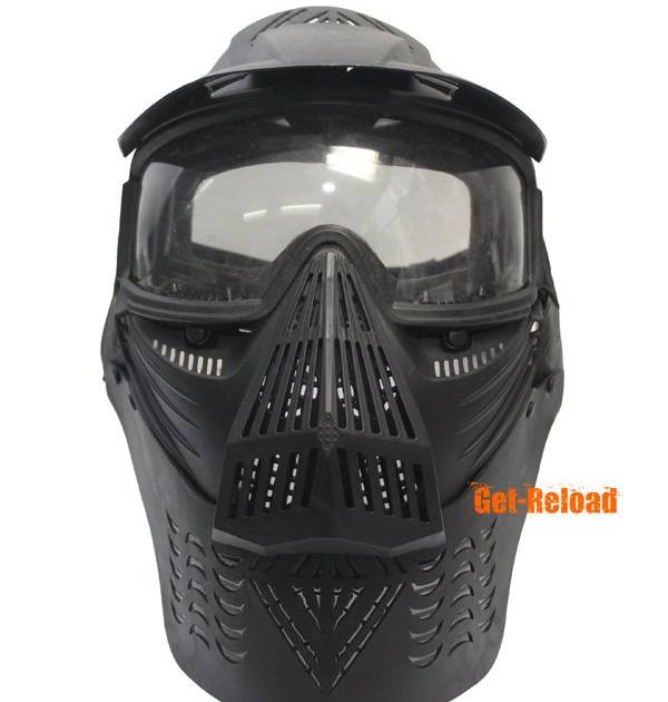 Scott Type Full Face Mask (Lens Version, BK)