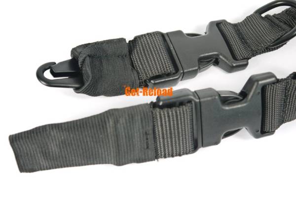 Heavy Duty 2-Point Bungee Tactical Rifle Sling Black - Image 2