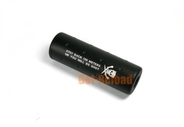 Building Fire Short Stubby Killer Silencer Black 14mm CW & CCW