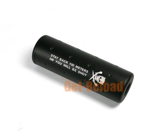 Building Fire Short Stubby Killer Silencer Black 14mm CW & CCW