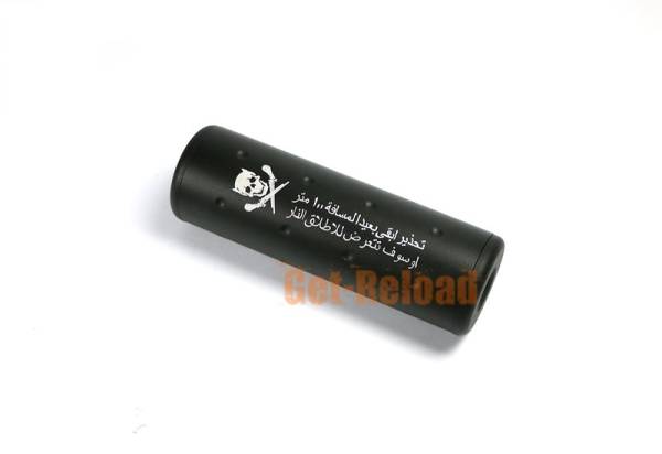 Building Fire Short Stubby Killer Silencer Black 14mm CW & CCW - Image 2