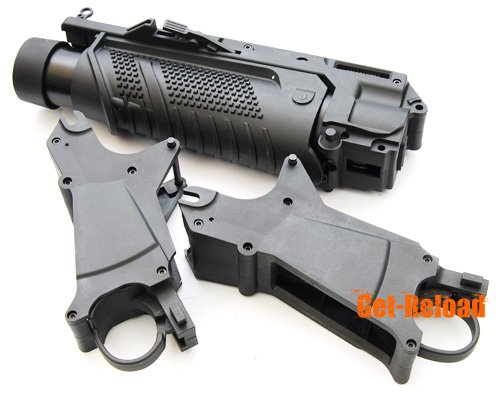 Airsoft EGLM 40mm SCAR Grenade Launcher Black