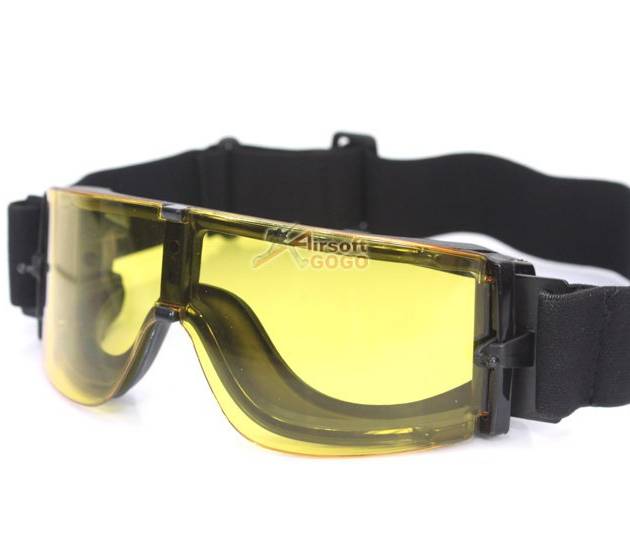 Paintball Airsoft X800 Protective Glasses Goggles G6 Yellow