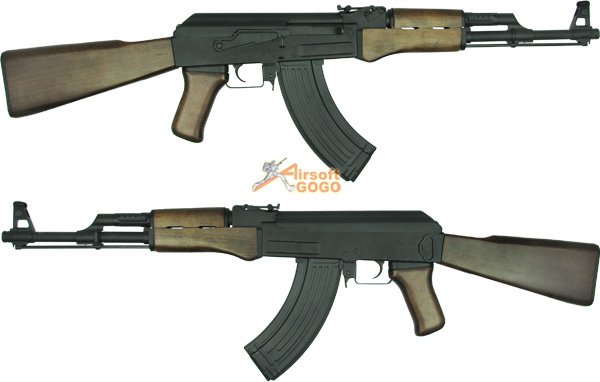 King Arms AK47 Wood Airsoft AEG