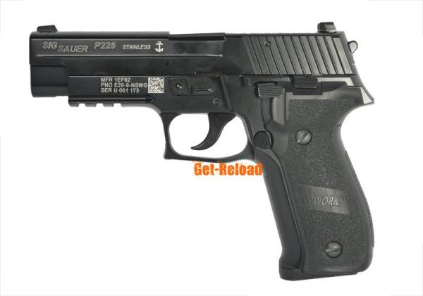 KJ Full Metal P226 Gas Blowback pistol w/ marking (KP-01M)